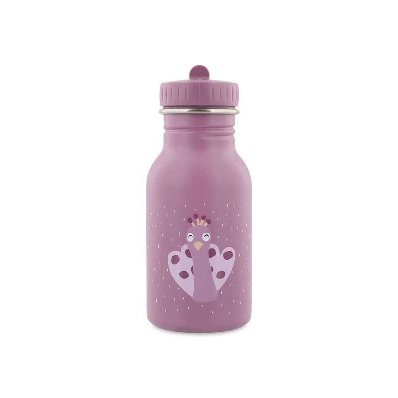Trixie Mrs Peacock stainless steel water bottle 350ml, UK version