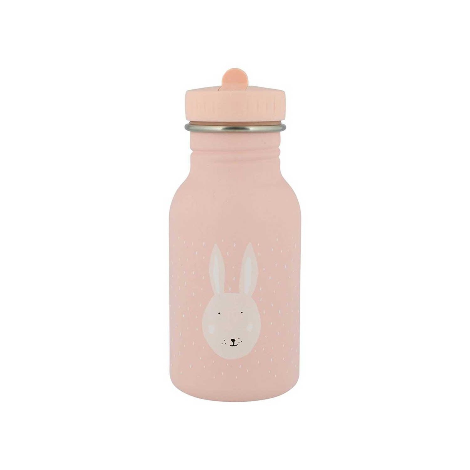 Trixie Mrs Rabbit stainless steel kids water bottle 350ml, UK version