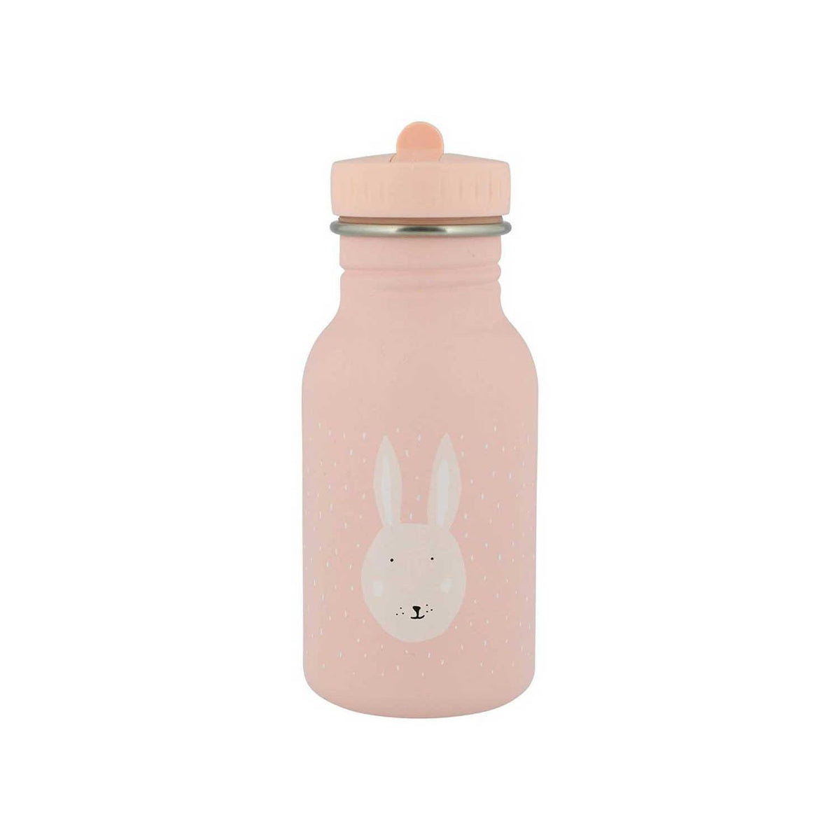Trixie Mrs Rabbit stainless steel kids water bottle 350ml, UK version