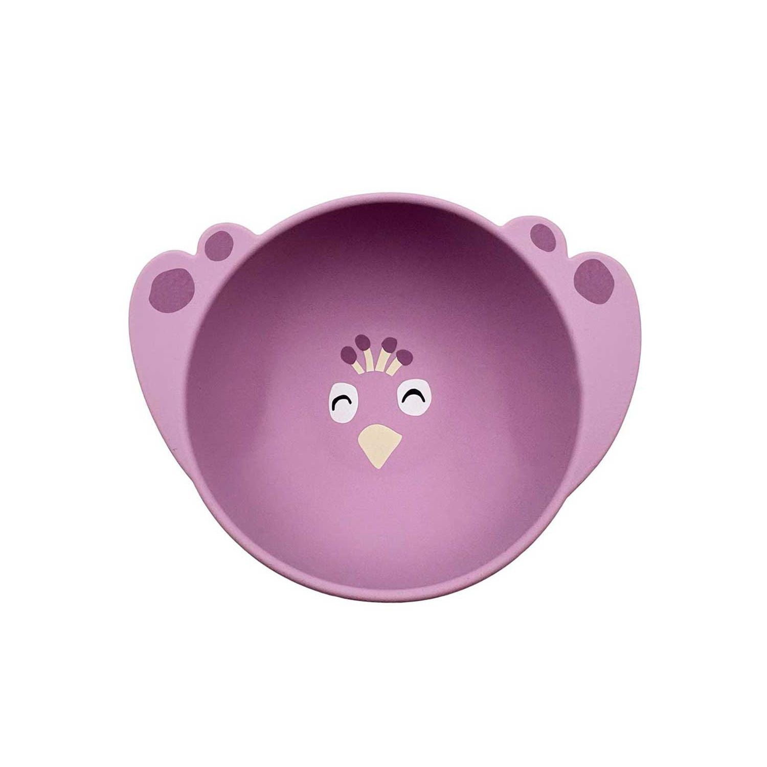 Trixie Mrs Peacock silicone suction bowl, UK version