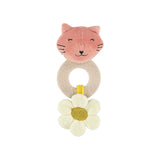 Trixie Mrs Cat teething toy with soft silicone ring (British brand)