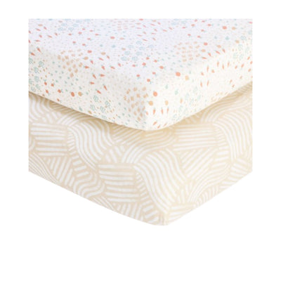 Boots Tutti Bambini Cot Bed Fitted Sheets Good Life 2pk- Buy online at McGrocer