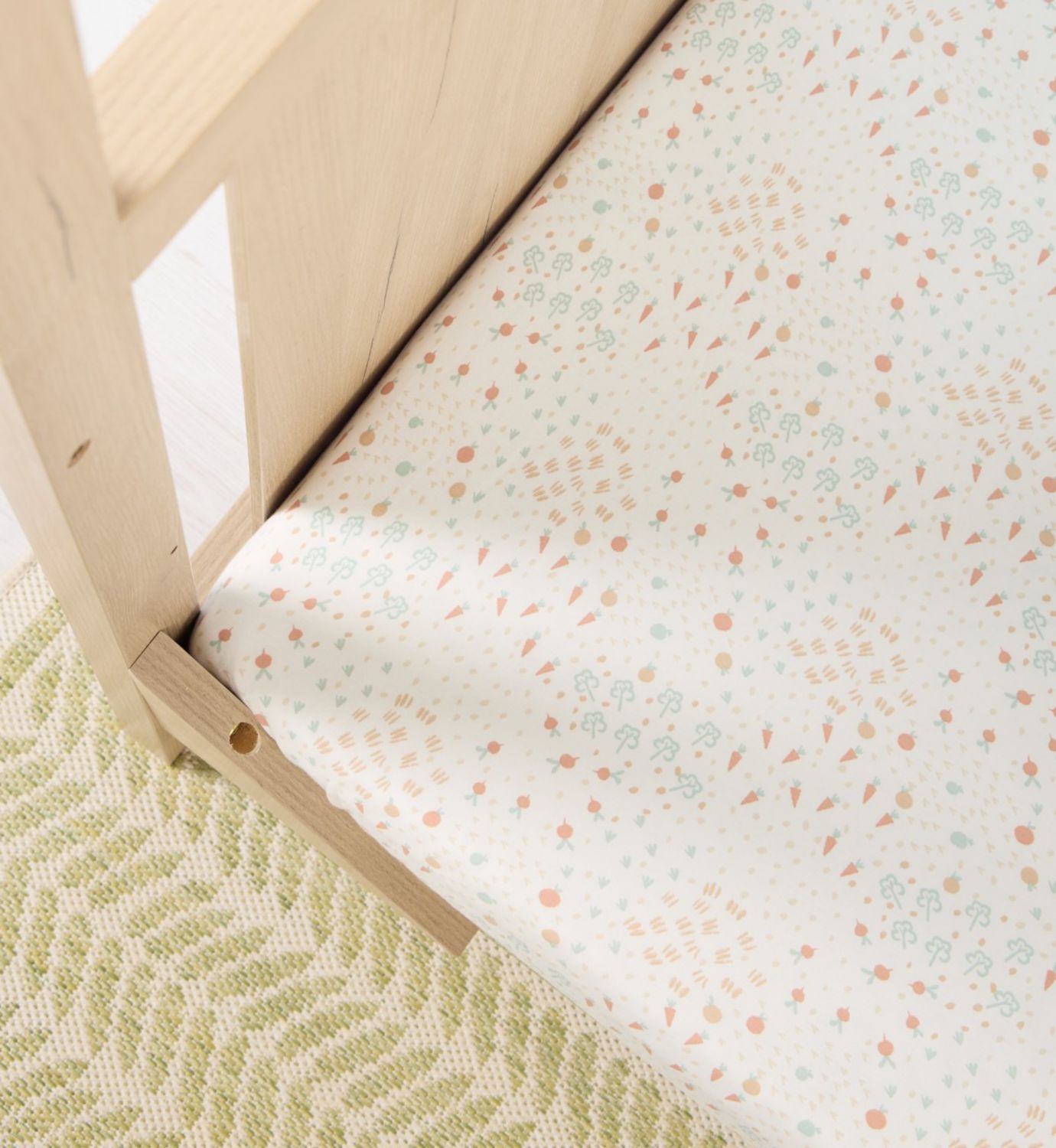 Tutti Bambini Good Life bamboo jersey cot bed fitted sheets 2-pack, imported from the UK