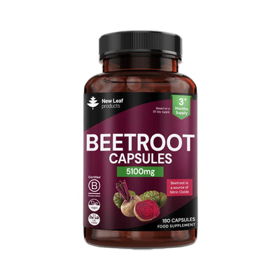 Boots New Leaf Beetroot Capsules with Black Pepper Dietary Supplement, 180 Capsules- Buy online at McGrocer