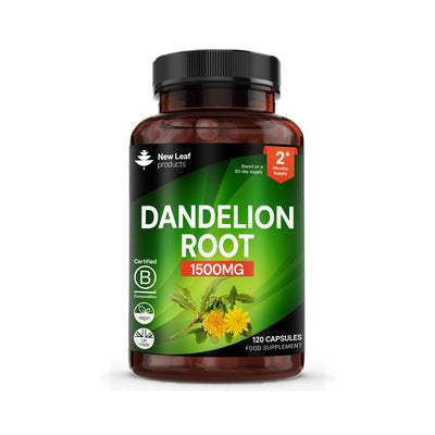 Boots New Leaf Dandelion Root Capsules, High Strength Vegan Dandelion Root Extract, 120 Capsules- Buy online at McGrocer