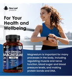 New Leaf Magnesium Citrate 500mg 240 capsules - British product