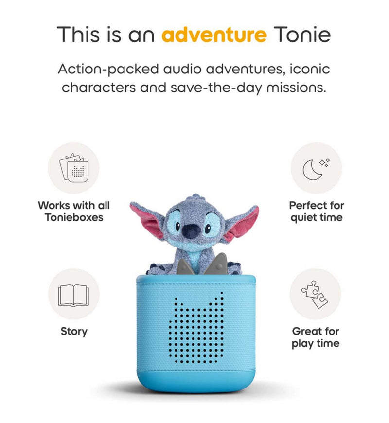 Tonies Stitch Cuddle Tonie soft fleece character - British product