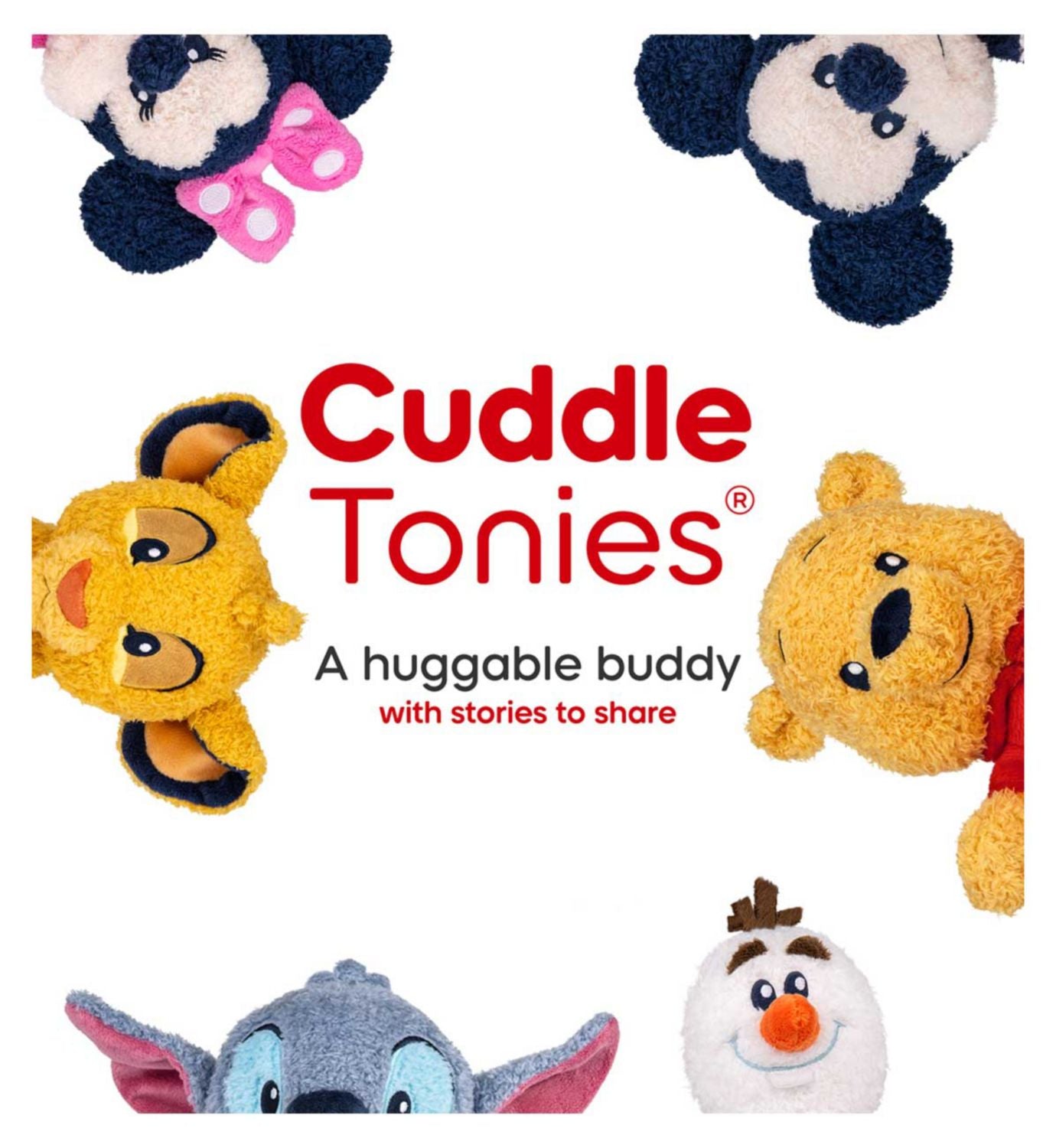 Tonies Stitch Cuddle Tonie soft fleece character - British product
