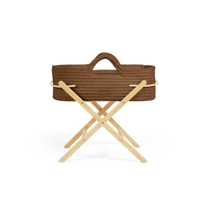Boots Ickle Bubba Nova Moses Basket and Stand - Mocha/Pine- Buy online at McGrocer