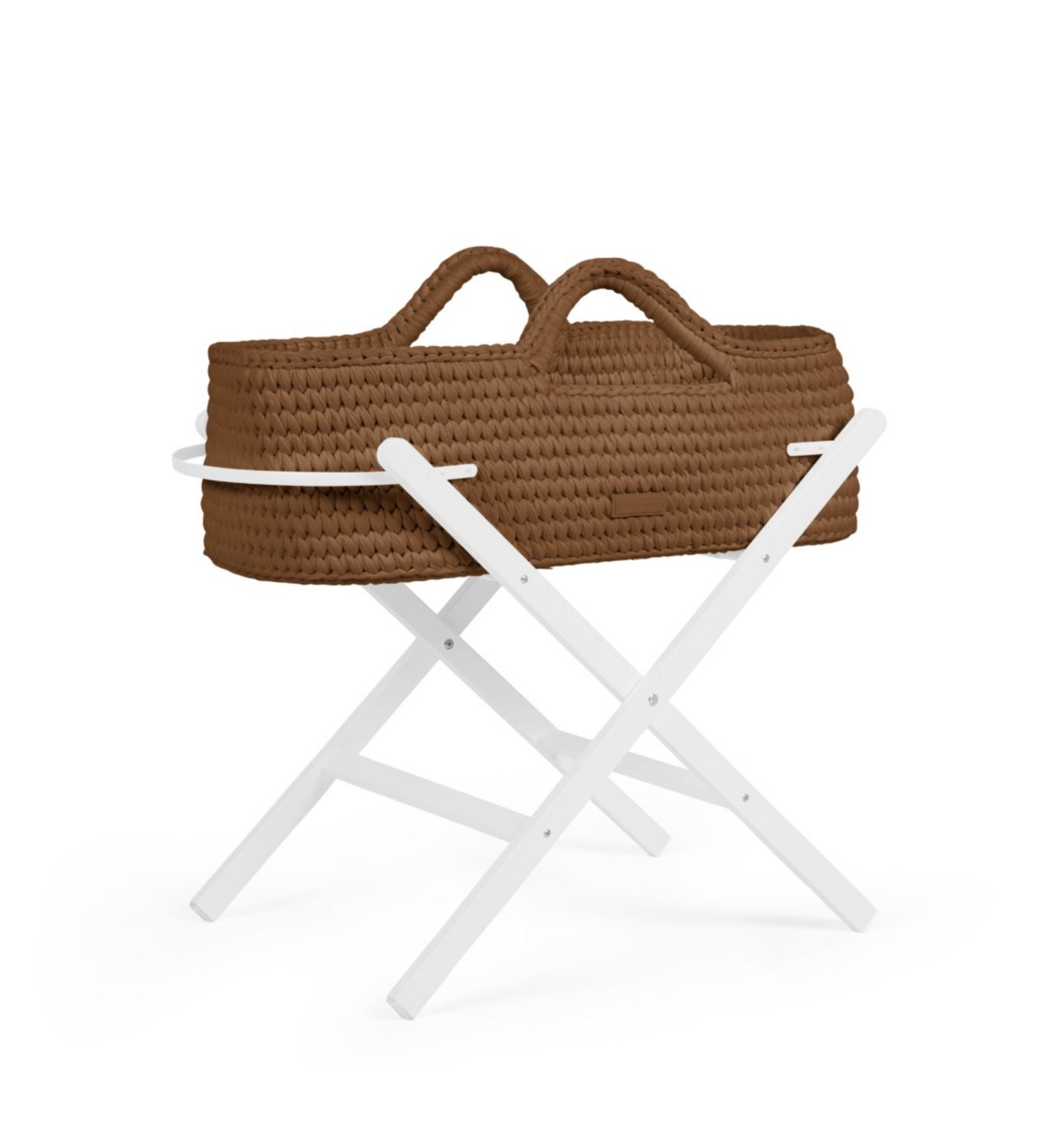 Ickle Bubba Nova Moses Basket Stand Mocha White (British brand)