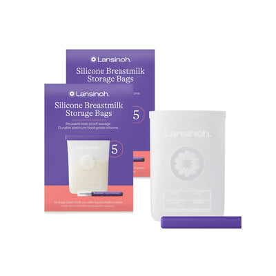Boots Lansinoh Silicone Reusable Milk Storage Bags 10 Pack- Buy online at McGrocer
