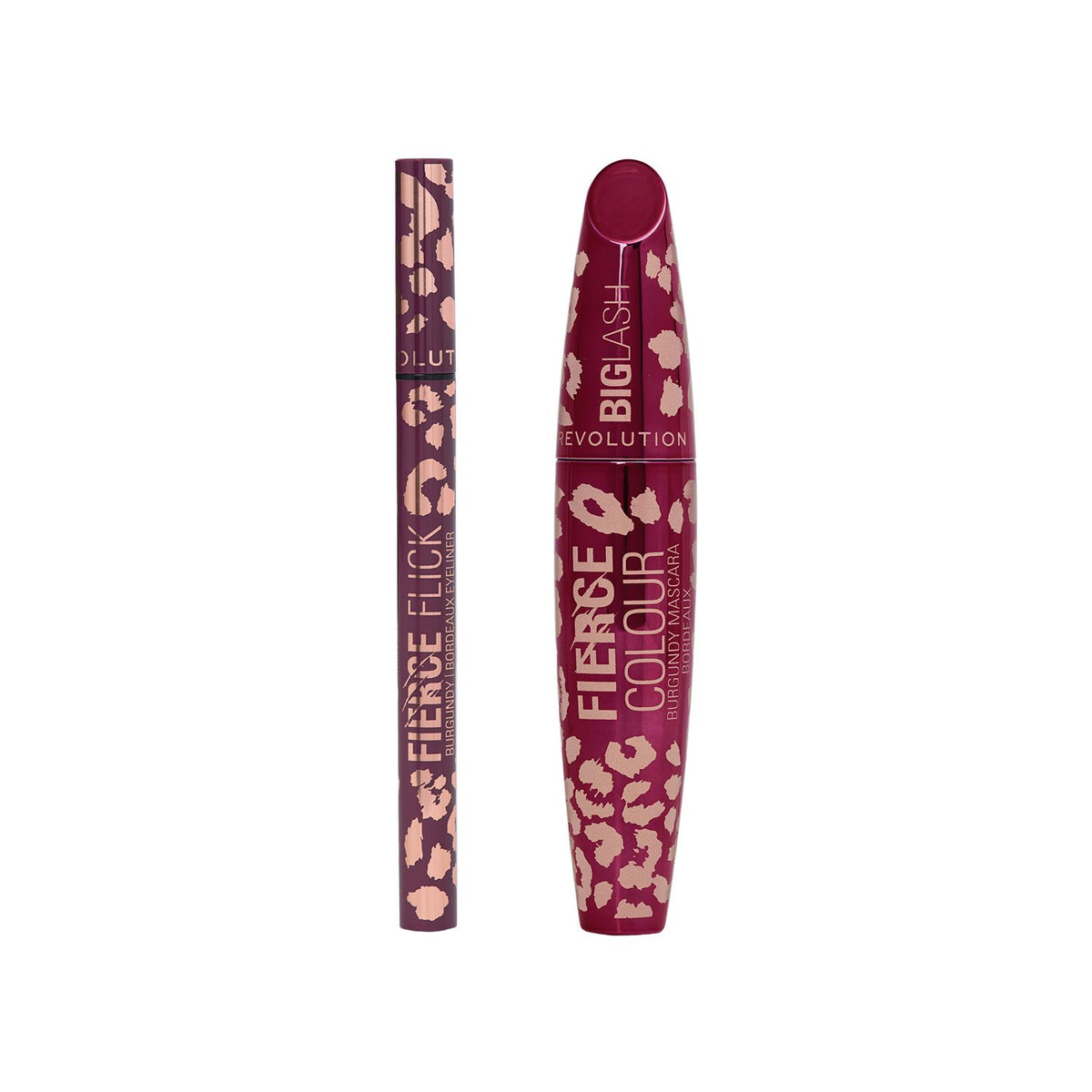 Revolution mascara and eyeliner duo Cherry, UK version