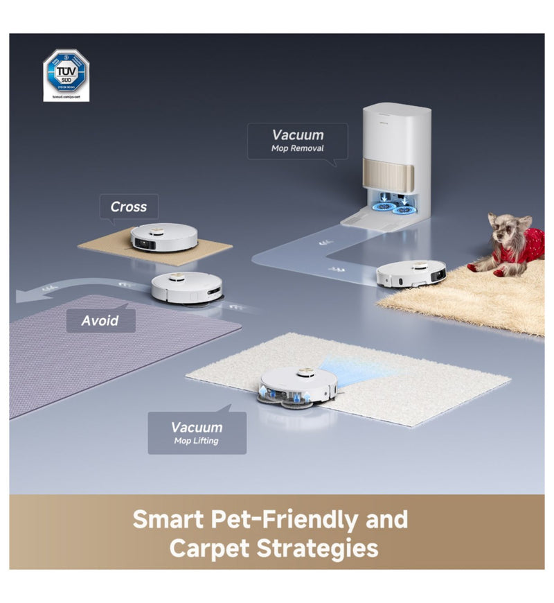 Dreame L40s Pro Ultra white robot vacuum, UK version