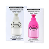 Fussy Coconut Starter Bundle hand wash and body wash, UK version