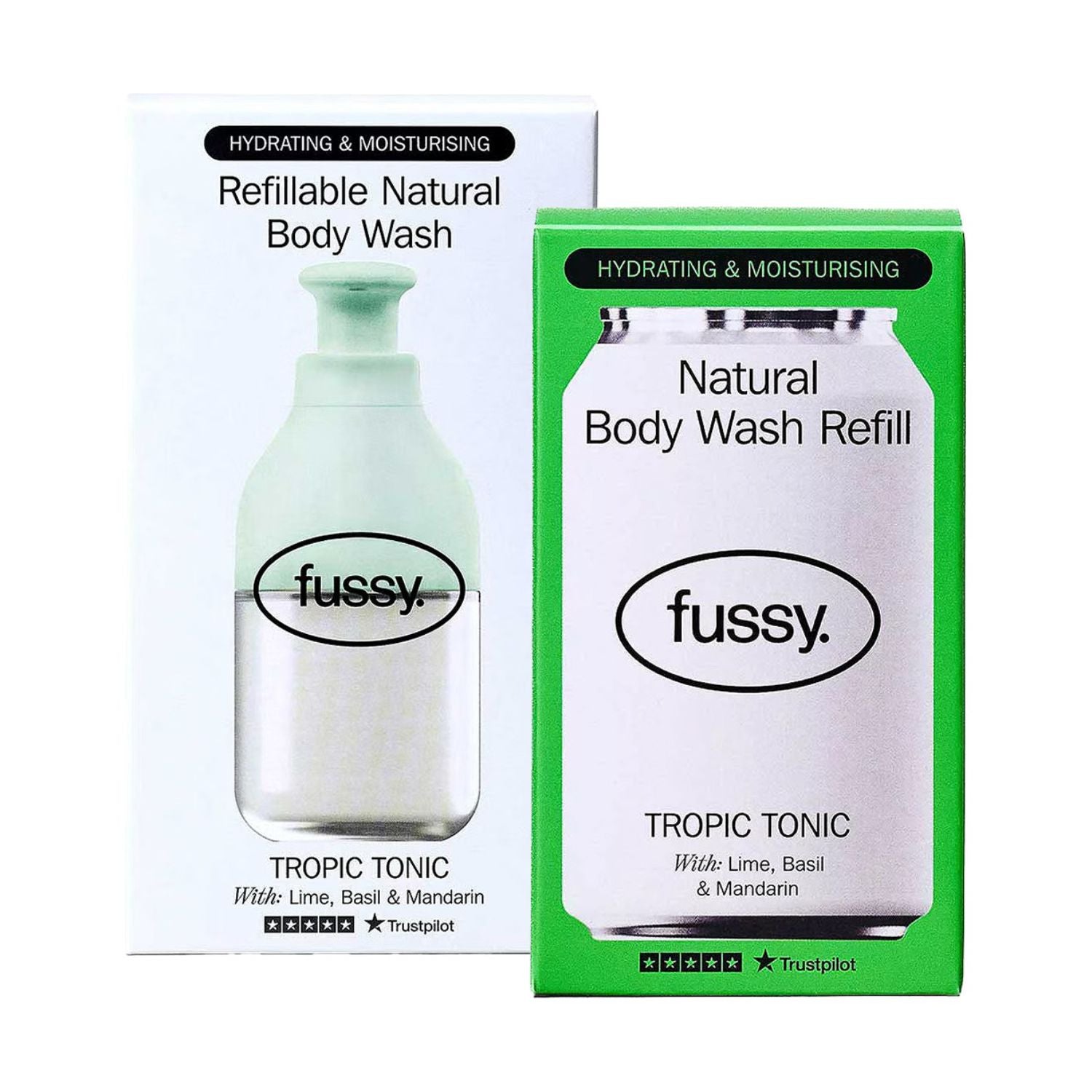 Fussy Citrus Refillable Bundle Tropic Tonic - British product