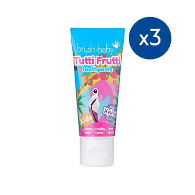 Boots Brush-Baby Kids Tutti Frutti Toothpaste 3+ Years 50ml (Pack of 3)- Buy online at McGrocer