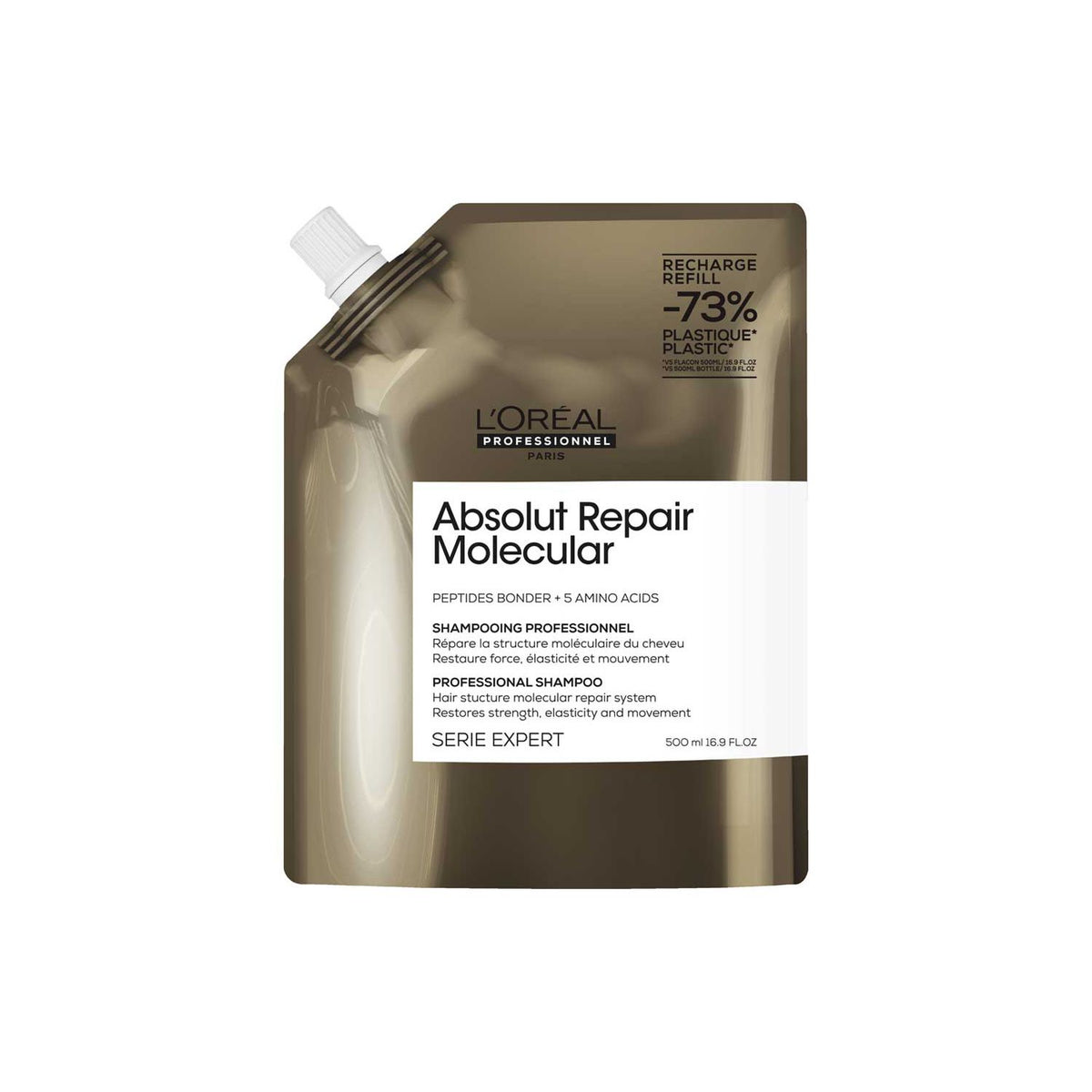 L'Oréal Professionnel molecular repair shampoo refill 500ml (British brand)