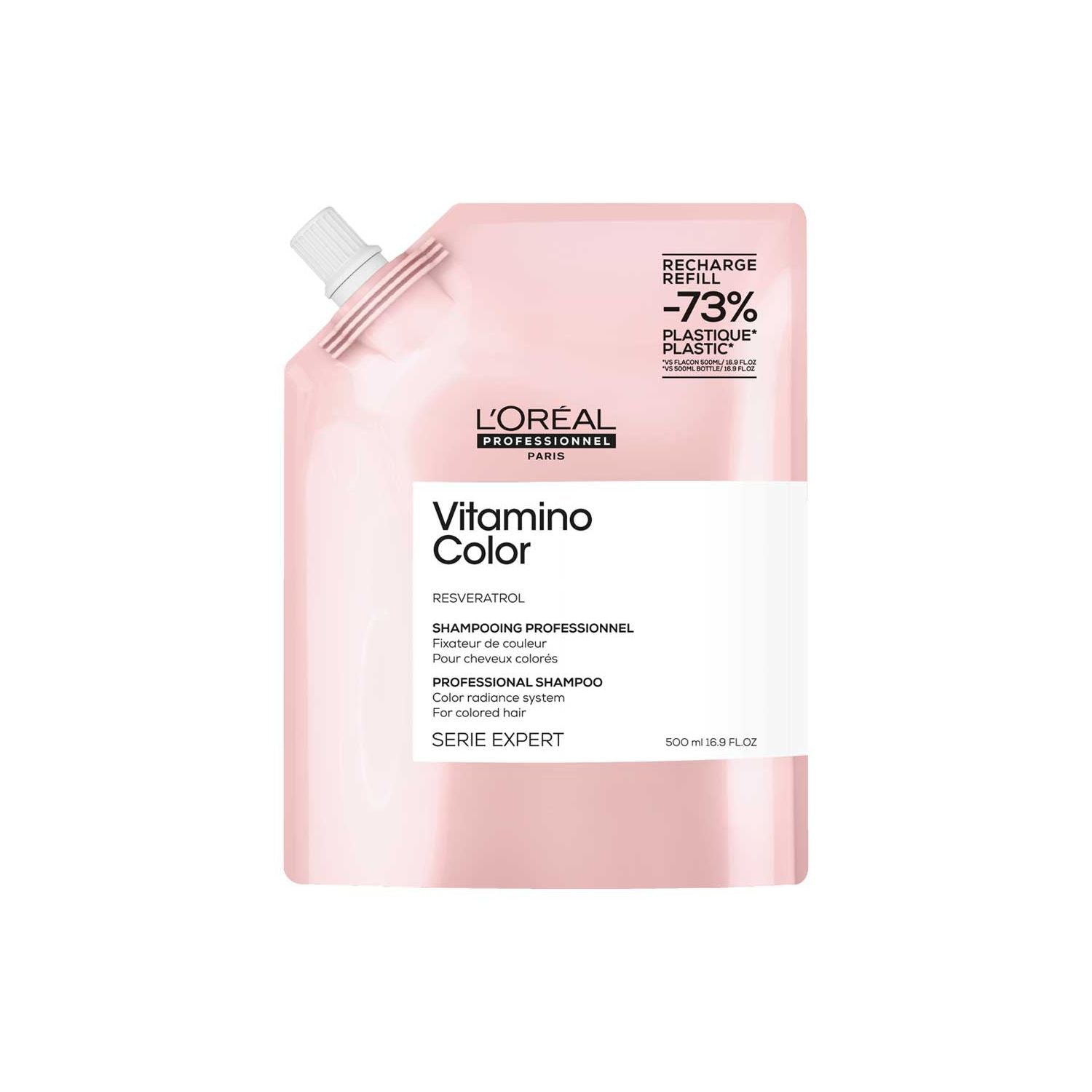 L'Oréal Vitamino Color Shampoo Refill 500ml - British product