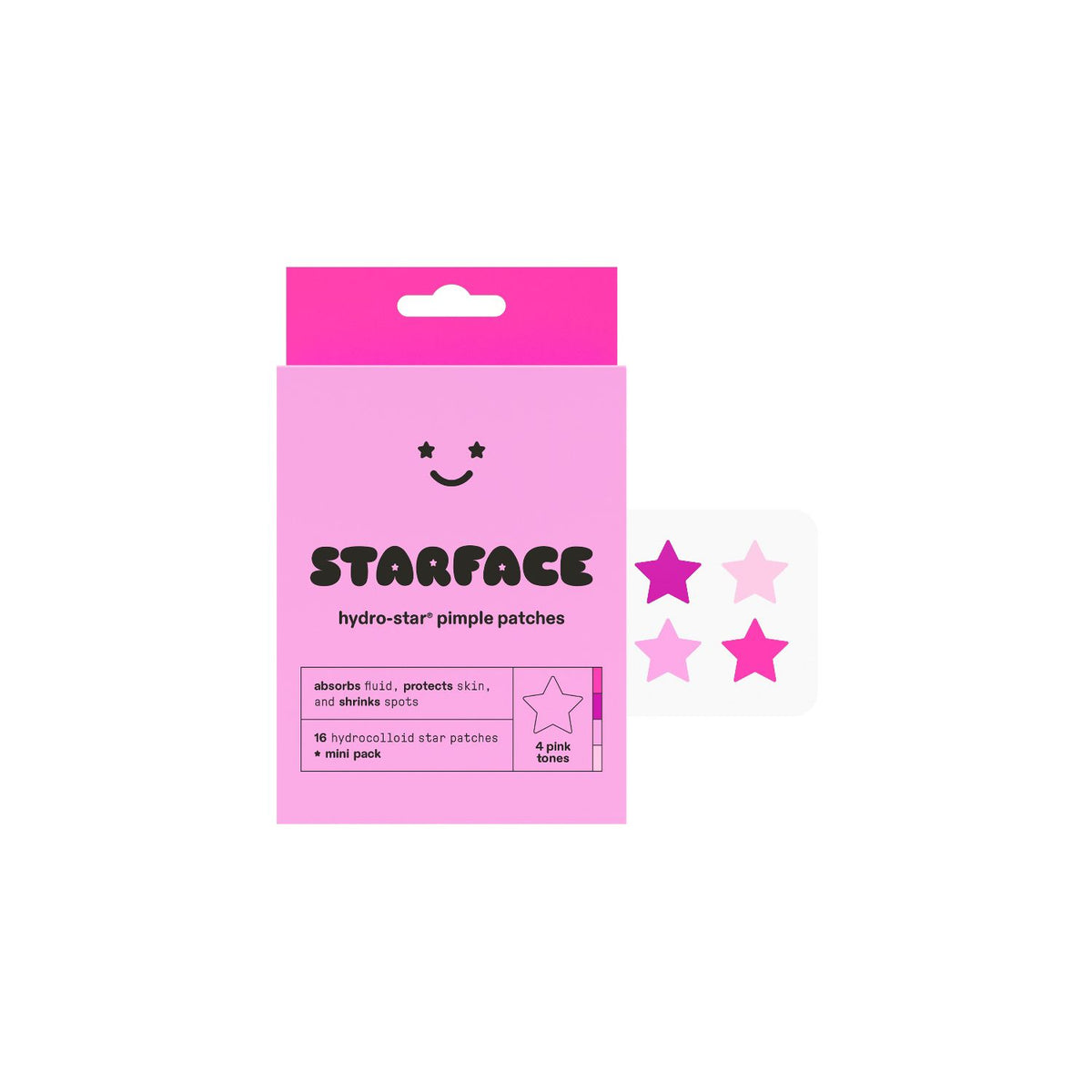 Starface Hydro-Star pink pimple patches 16s, UK version