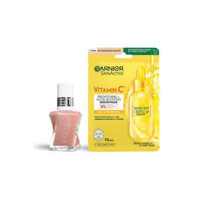 Boots Essie Couture Of Course Nail Polish and Garnier Vitamin C Face Mask Bundle- Buy online at McGrocer