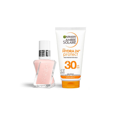 Boots Essie Fairy Tailor Nail Polish and Garnier Ambre Solaire Hydra Sun Cream SPF 30 Travel Mini- Buy online at McGrocer