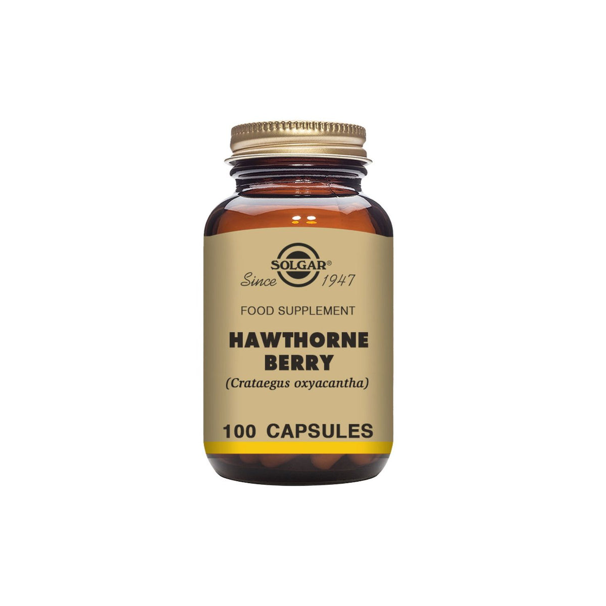 Solgar Hawthorne Berry 520mg capsules 100 count (British brand)