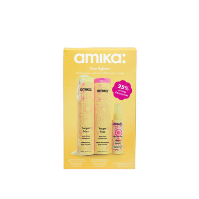 Boots Amika Frizz Fighters Anti-Frizz Wash Care Set- Buy online at McGrocer