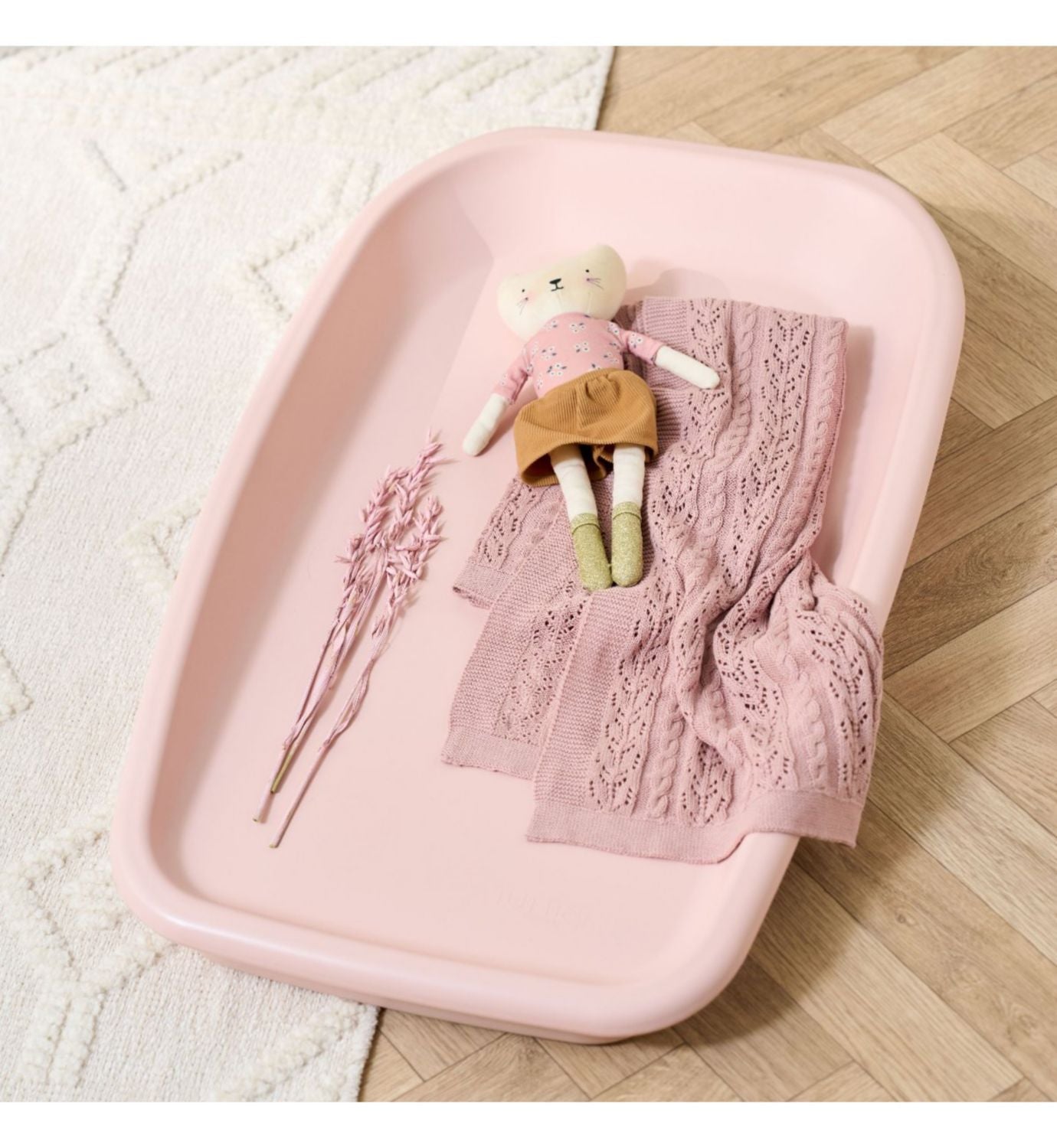 Tutti Bambini Cushi baby changing mat Petal, imported from the UK