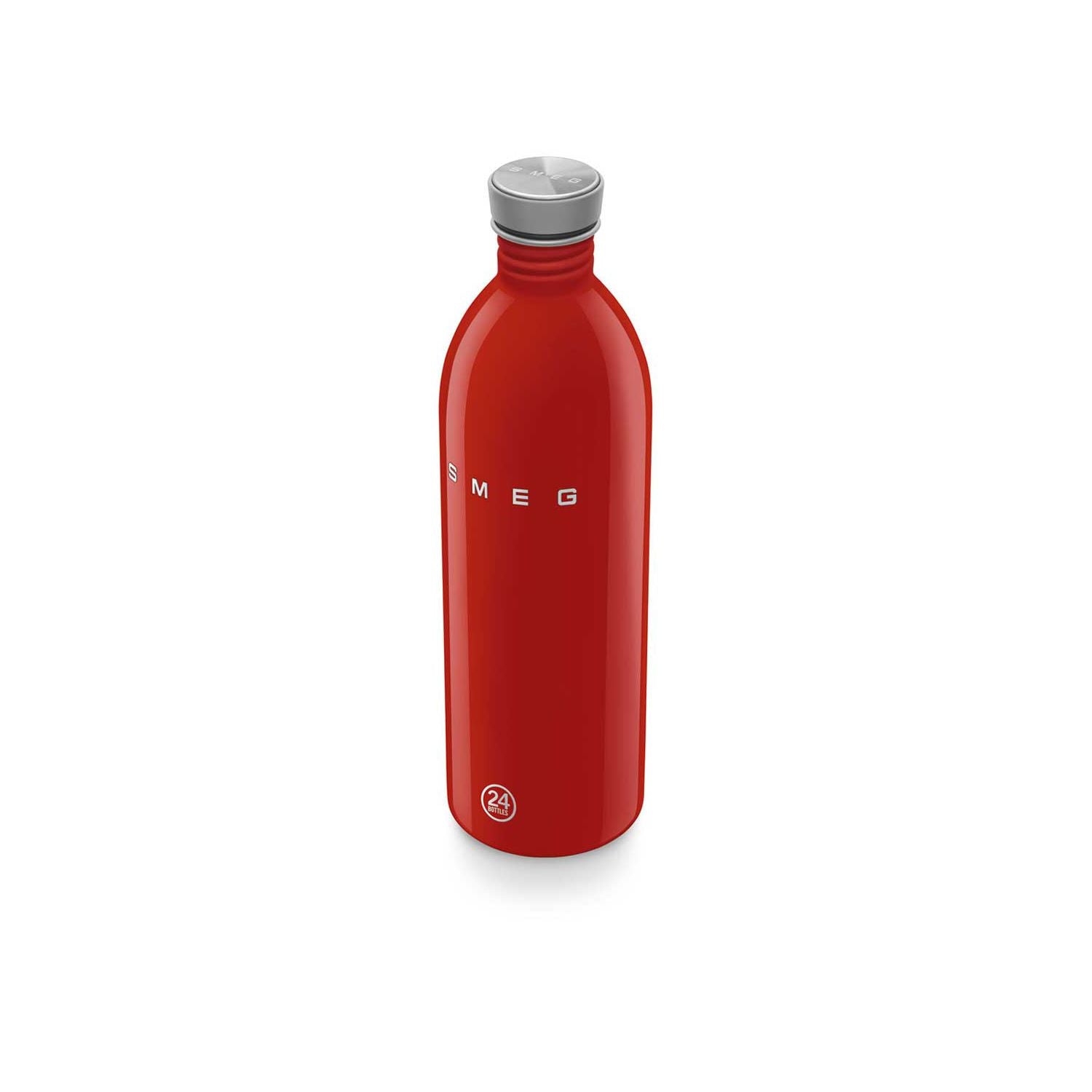 Smeg water bottle red 1000ml, imported from the UK