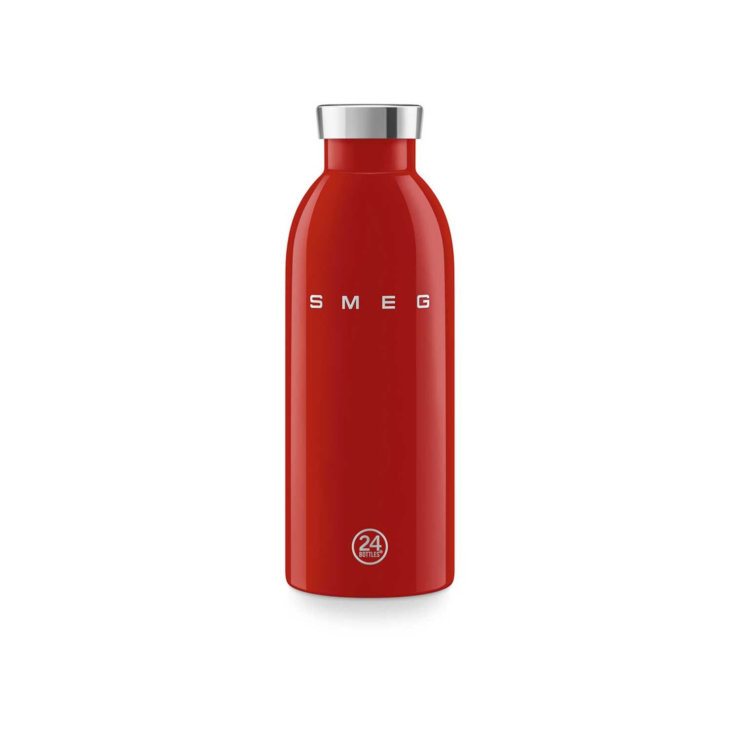 Smeg 24Bottles red stainless steel bottle 500ml (British brand)