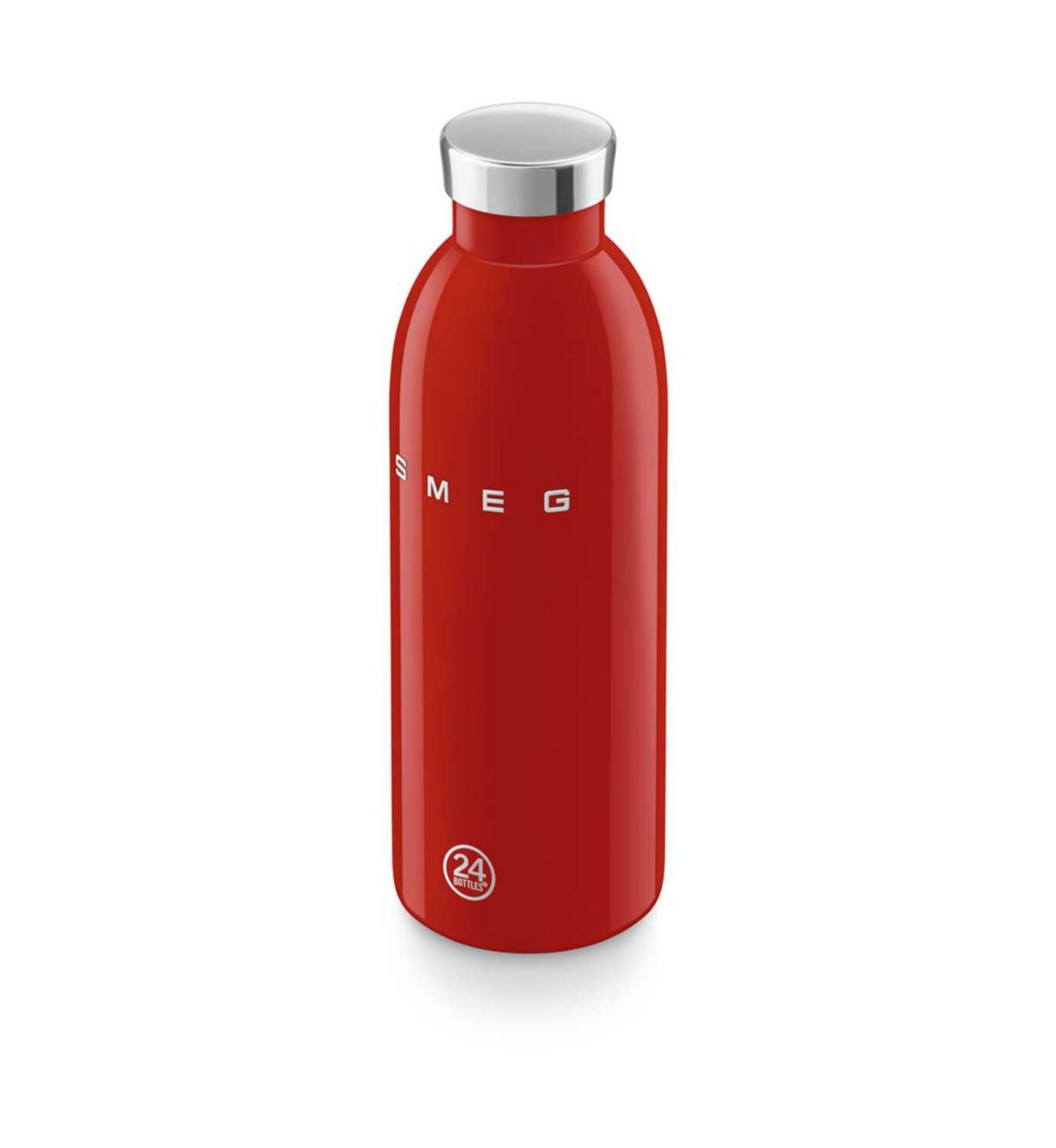Smeg 24Bottles red stainless steel bottle 500ml (British brand)