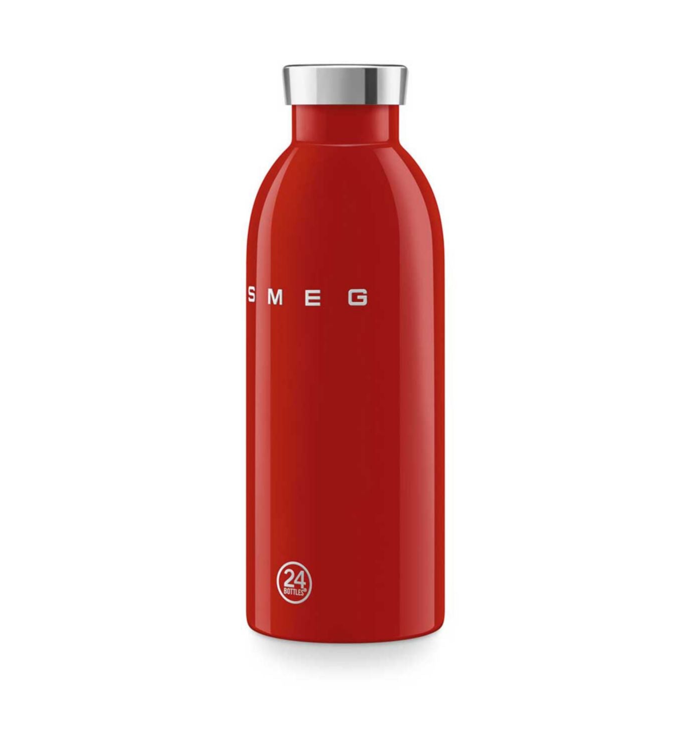 Smeg 24Bottles red stainless steel bottle 500ml (British brand)