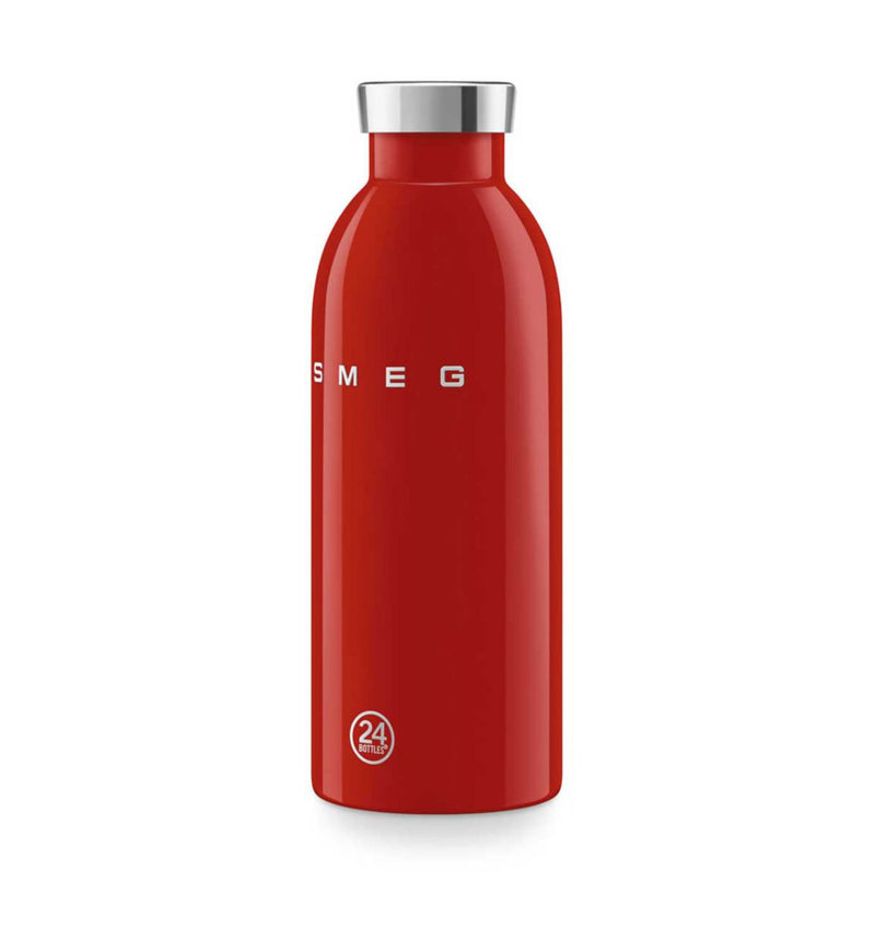 Smeg 24Bottles red stainless steel bottle 500ml (British brand)