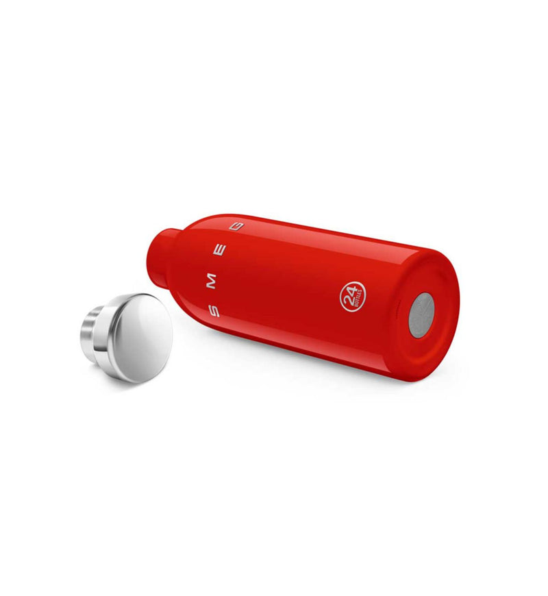 Smeg 24Bottles red stainless steel bottle 500ml (British brand)