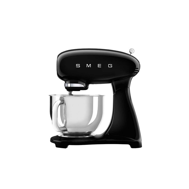 Smeg 1000W stand mixer in black - British product