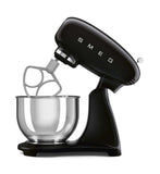 Smeg 1000W stand mixer in black - British product