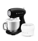 Smeg 1000W stand mixer in black - British product