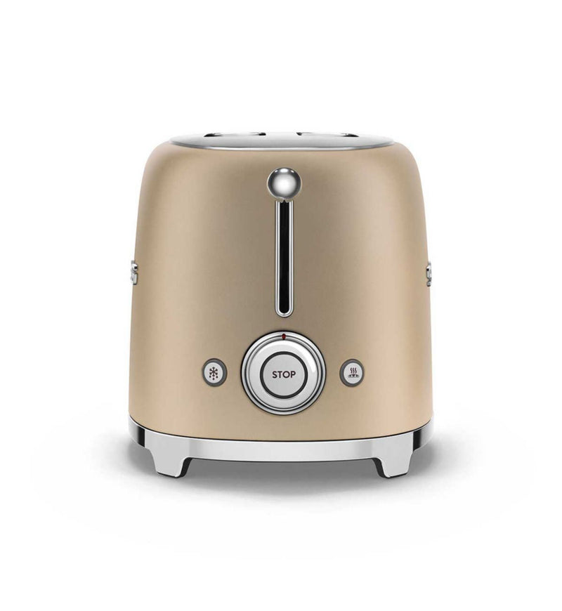 Smeg kettle and toaster set champagne gold (British brand)