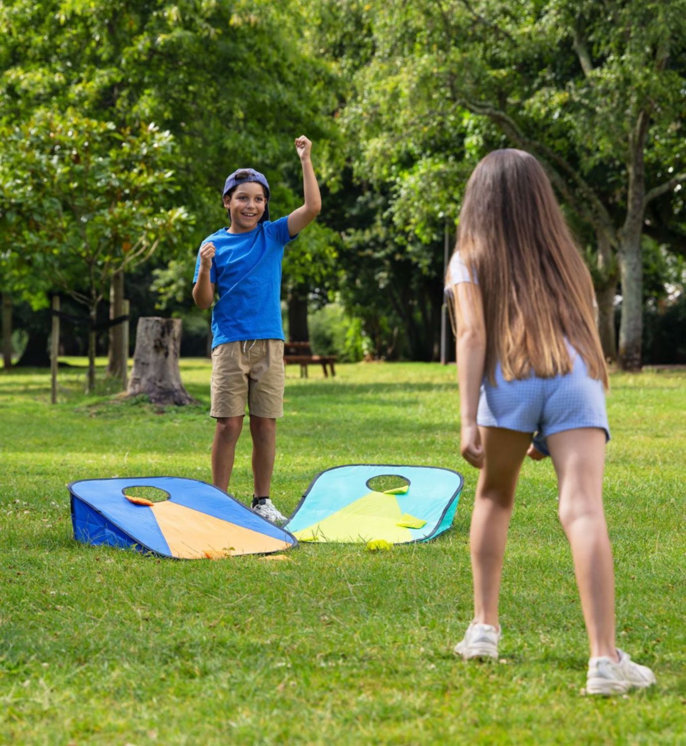 Toyrific Pop-Up Cornhole Game Set Summer Fun - British product