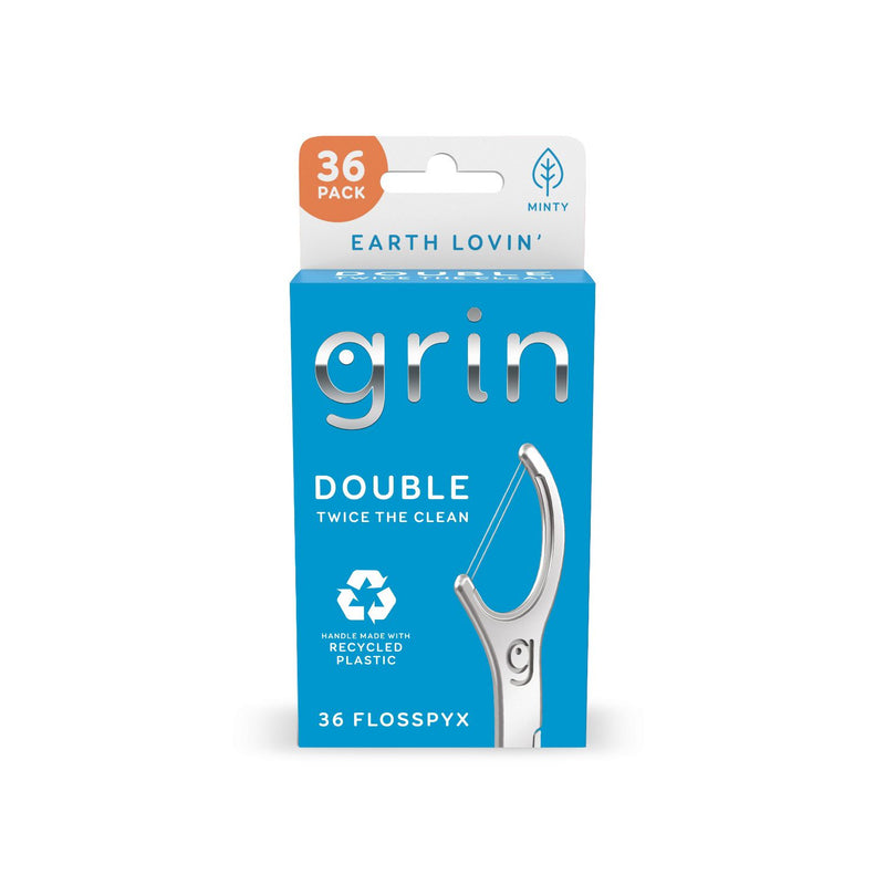 Grin double flosspyx dental picks 36 count, UK version