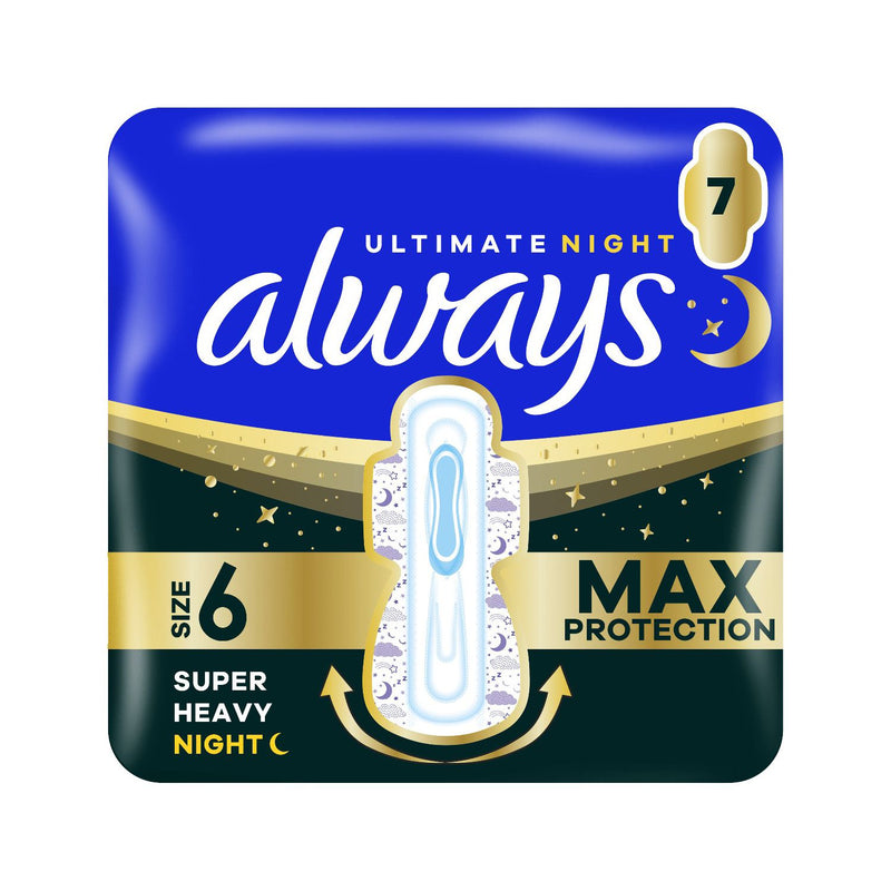 Always Ultra Night pads Size 6 - British product