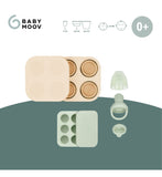 Babymoov silicone food containers and feeder set (British brand)
