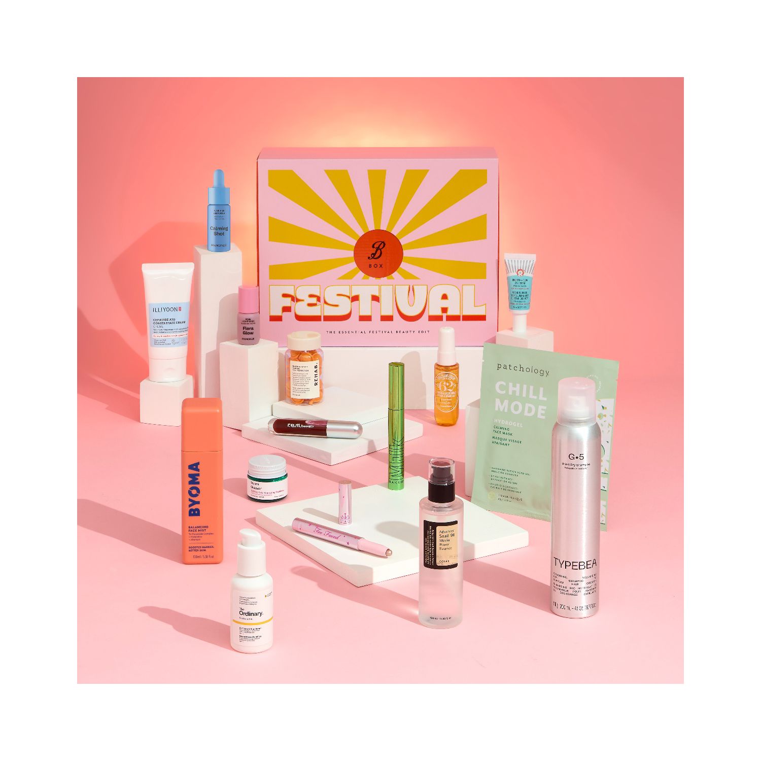 Boots Festival Beauty Box bundle 15 beauty essentials, imported from the UK