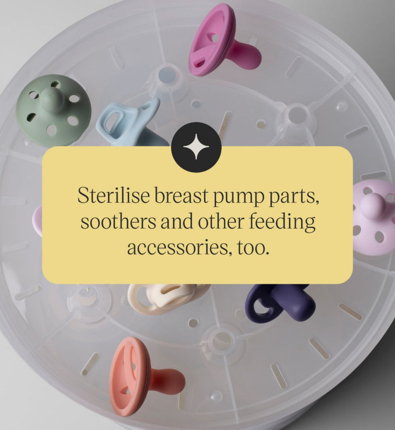 Tommee Tippee QuickDry steam steriliser for baby bottles, UK version