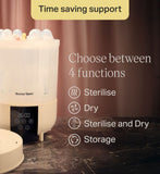 Tommee Tippee QuickDry steam steriliser for baby bottles, UK version