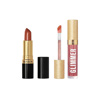 Boots Revlon Lipstick & Glamour Gloss Get Bronzed Bundle- Buy online at McGrocer