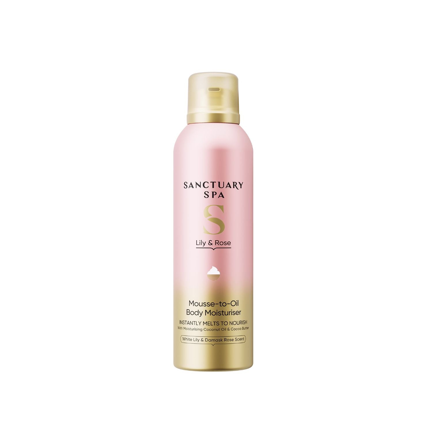 Sanctuary Spa body oil mousse Lily & Rose 200ml - British product