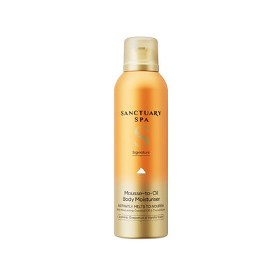 Boots Sanctuary Spa Signature Mousse To Oil Body Moisturiser 200ml- Buy online at McGrocer