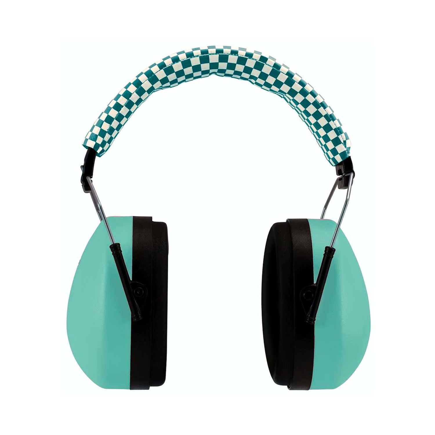 Alecto kids ear defenders green hearing protection (British brand)