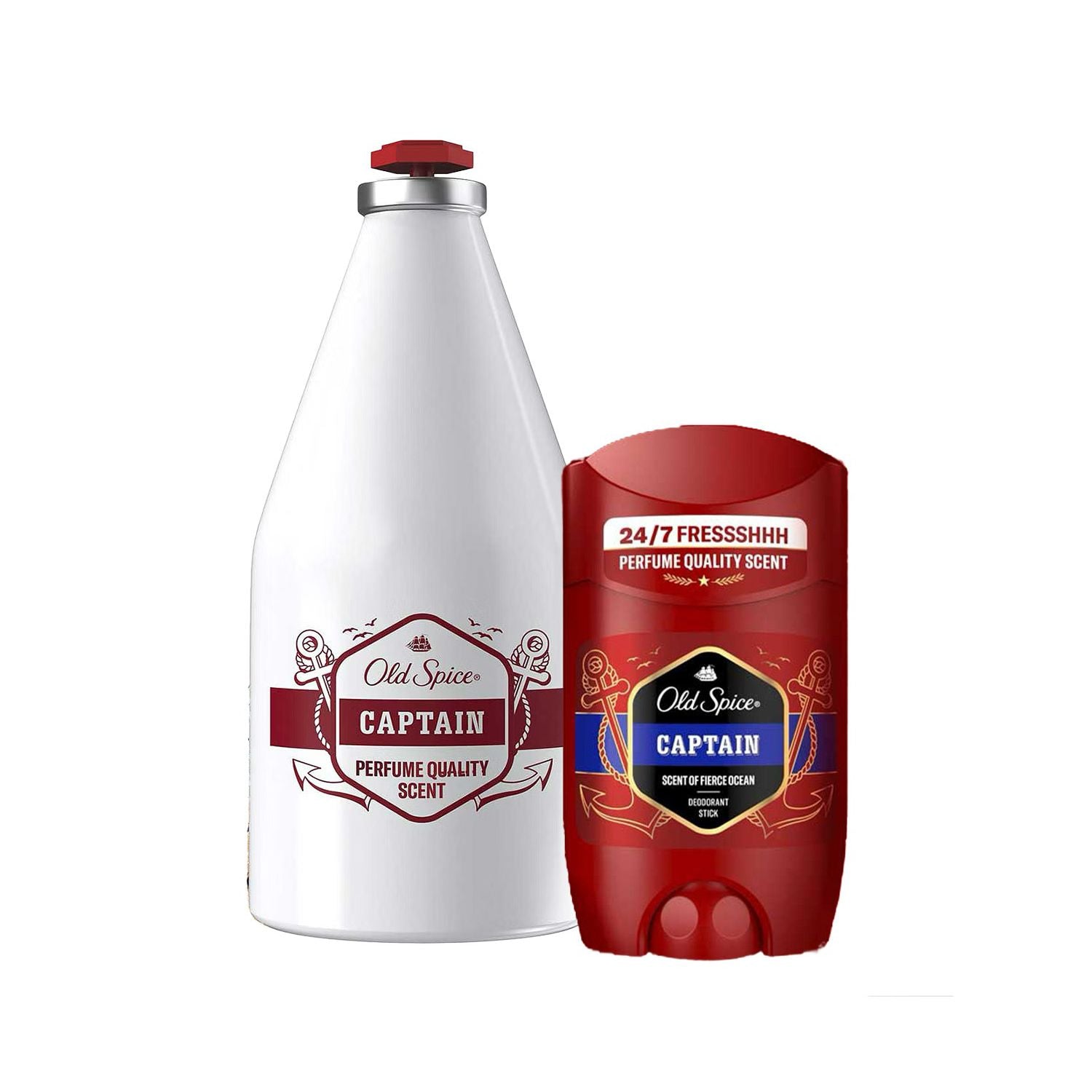 Old Spice Captain grooming bundle aftershave and deodorant (British brand)